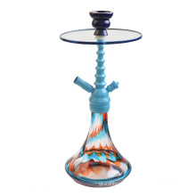 medium size blue color zinc hookah body cheap price good quality shisha steam factory handmade shisha hookah Z-9021